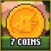 7 coins collected