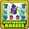 Stationary mini bosses defeated