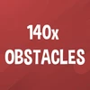 Hit 140 obstacles.