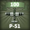 Play 100 time using P-51 Mustang