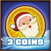 3 coins collected