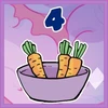 4 zanahorias