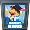 Hans defeated