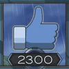 2300 likes