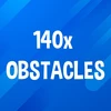 Hit 140 obstacles.