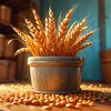 Collect 40 total amount of wheat