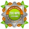 200 MPH (320 KMH)