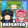 3 characters defeated