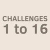 Challenges 1 to 16