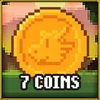 7 coins collected