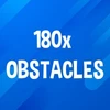 Hit 180 obstacles.