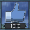 100 likes