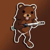 A bear with a gun!