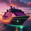 Synthwave Boat 16