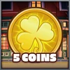 5 coins collected