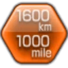 1600 km/1000 millas conducidas