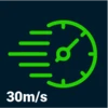 50m/s Speed