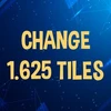 Change 1.625 tiles.