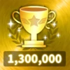 Reach 1,300,000 points