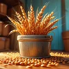 Collect 40 total amount of wheat