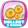 Collect 3 donuts