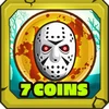 7 coins collected