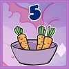 5 zanahorias