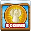 3 coins collected