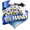 1st hand Texas hold'em