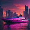 Synthwave Boat 2