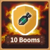 Use 10 bombs