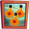 Collect 3 maple syrup bottles