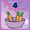 4 zanahorias