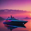 Synthwave Boat 42