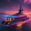 Synthwave Boat 28