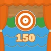 Hit 150 wooden targets