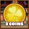 3 coins collected