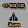 Score 1 400 000. Score reachead 1 400 000.