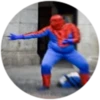 human spider man