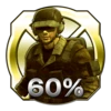 達成度６０％