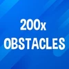 Hit 200 obstacles.