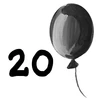 20 balloons