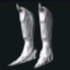 White Steel Boots