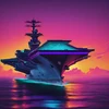 Synthwave Boat 34