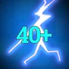 Cast a lightning with a power of 40 or more.