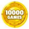 Perform 10000 games