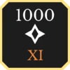 1000 points gained in the 11th century