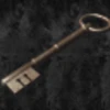 Brass key