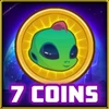 7 coins collected