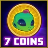 7 coins collected